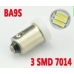 Светодиодная лампа BA9S-3 smd(7014) Белый